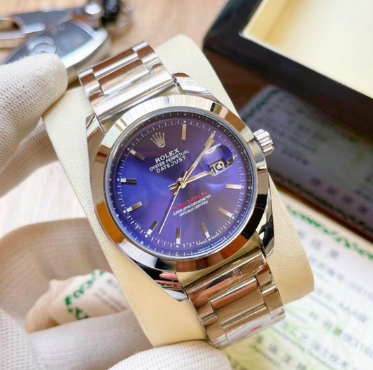 Datejust 41mm Automatic Date Watch Blue & gold, blue rotating bezel